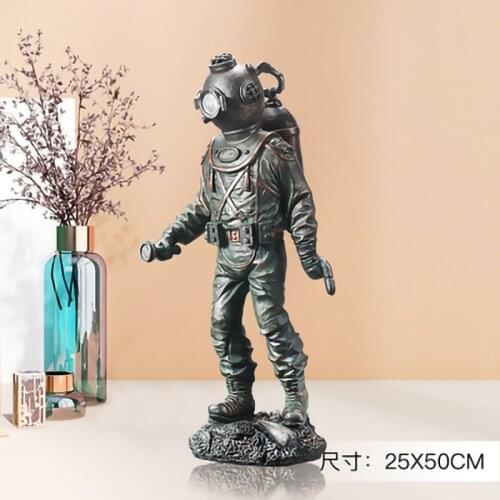 Creative Divers Figurine Desktop Ornaments Sculpture Nordic Living Room Home Decoration Office Decorate Statue Arts And Crafts