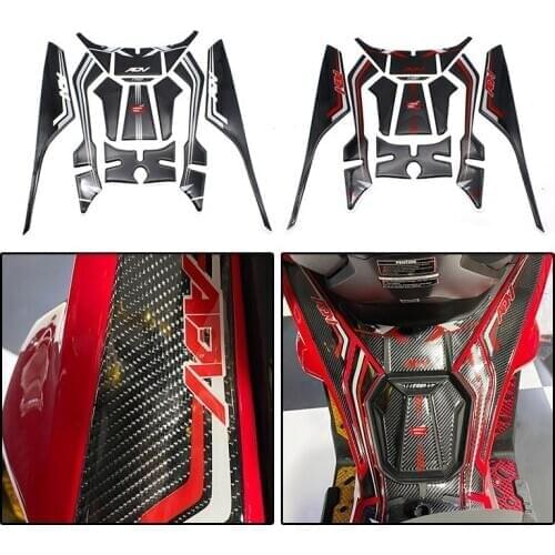 Motorcycle 3D Gel Fuel Tank Pad Sticker Engine Protection Prevent Scratc Decorative Sticker Decals kit For Honda ADV 150 adv150