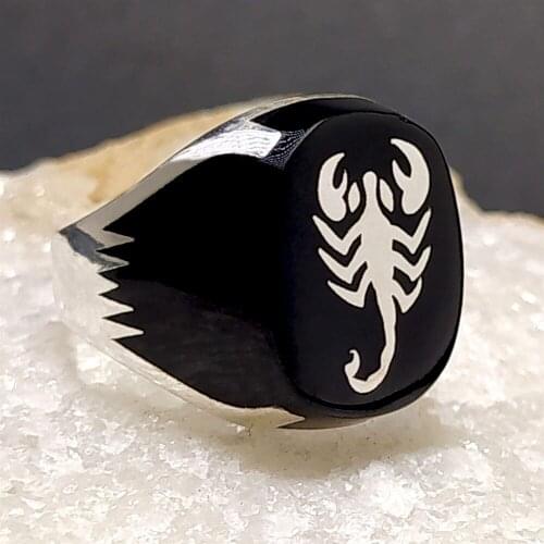Scorpion Ring Handmade 925 Sterling Silver Animal Model Punk Style Special Gift for Men & Women Made In Turkey