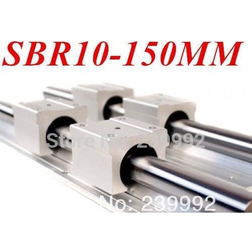 SBR10 rail L150mm 10mm linear guide cnc router part linear rail 10mm
