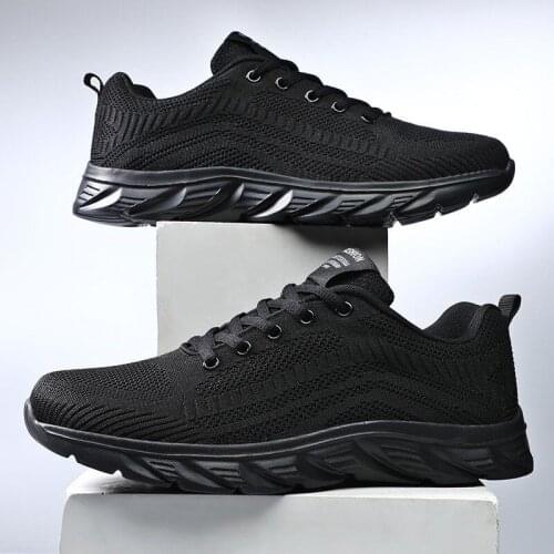 New 2021 Men Running Shoes Breathable Outdoor Sports Shoes Lightweight Men Sneakers Comfortable Athletic Training Footwear
