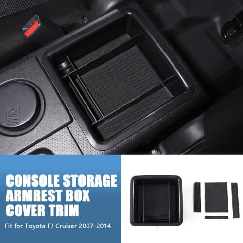 Car Central Armrest Console Organizer Storage Box Fit for Toyota FJ Cruiser 2007-2014 Car Stowing Tidying