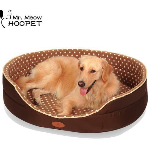 Hoopet Pet Large Dog Bed French Bulldog House Puppy Home Kennel Pet Cushion Home Cat House