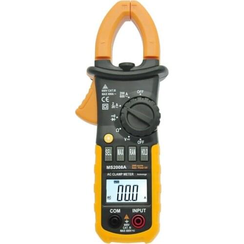 50pcs MS2008A 2000 Counts Professional LCD Digital Multimeters w/2F Back light Leakage kitchen tool