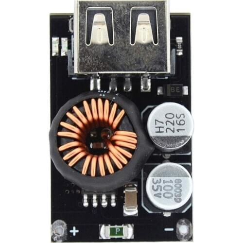 QC2.0 QC3.0 Fast Quick Charger USB Module Board High Efficiency DC-DC Step Down Buck Converter 10V-32V to 3.8V-12V Mobile Phone