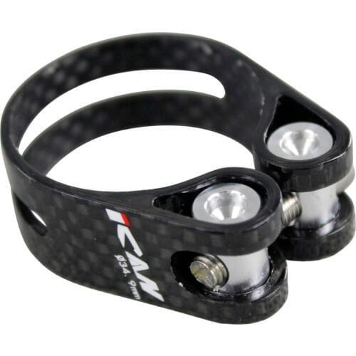 ICAN super light seat post clamp High Quality Clamp for 31.6mm bike Seat Post Clamp 3K Carbon Fiber CSC01-SL-34.9 31.8