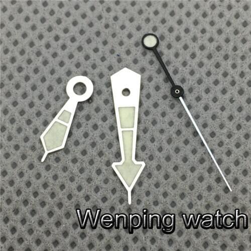 Super green luminous C3 watch hands fit NH35 NH36 Movement