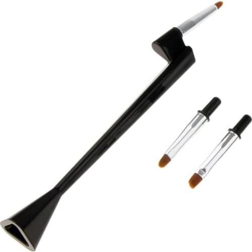 Pro 3 Tips Beauty Makeup Brushes Set Angled Eyebrow Brush Lip Concealer Highlighter Cosmetic Soft Brush Kit