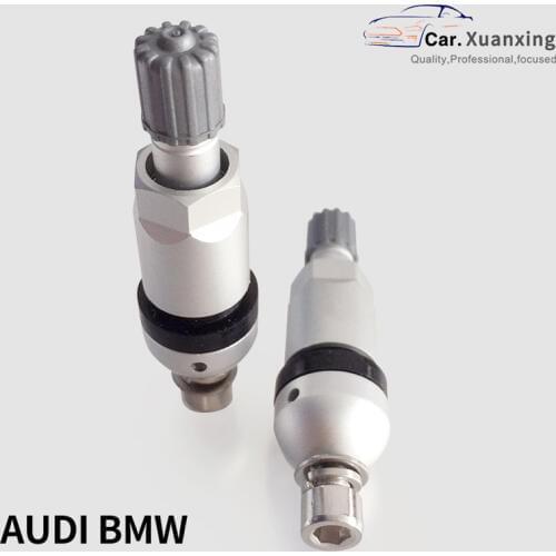 TPMS-45 Tire Valves For BMW AUDI Aluminum alloy Car Valve Stem Tire Sensor Kit Tire pressure sensor Valves Replacement