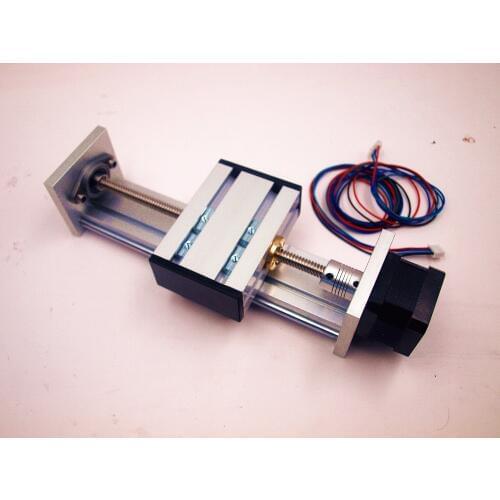 Z axis Slide rail kit with NEMA42 stepper motor 100-300mm effective stroke TR8 lead screw for CNC Reprap 3D printer