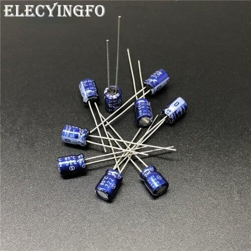 10pcs/100pcs 10uF 50V10uf ELNA RC2 series 5x7mm 50V10uF Blue Audio capacitor