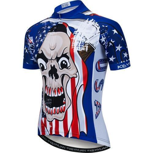 2019 Keyiyuan new cycling wear breathable sweat-absorbent quick-drying spring and summer mens road cycling short-sleeved shirt