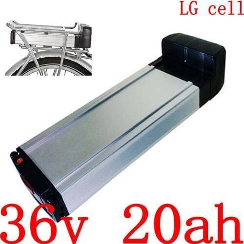36V 500W1000W Rear Rack ebike battery 36V 20AH Lithium Battery 36V 10AH 13AH 17AH 20AH Electric Bicycle Battery use LG cell