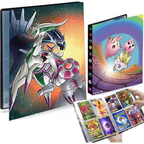 Album Pokemon 4 Pocket 240 Card Holder Binder Cartoon Anime Map Playing Game Pokémon Book Folder Loaded List Collection Toy Gift