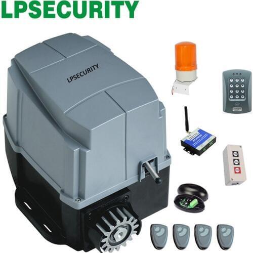 LPSECURITY 800kg AC engine automatic gate system electric sliding gate opener motor foresee