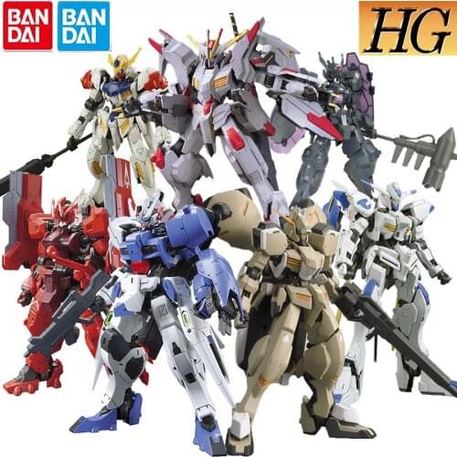 Bandai Original Assembled Gundam Model Toy Action Figure HG Iron-blooded Orphans Birthday Holiday Gift Kid Toy