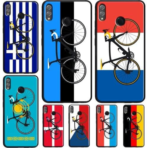 Bike Flag Kazakhstan Germany Greece Case For Huawei Nova 5T Y6 Y7 Y9 2019 Honor 20 Pro 9 10 Lite 10i 7X 8X 9X 7A 8A 8C V20