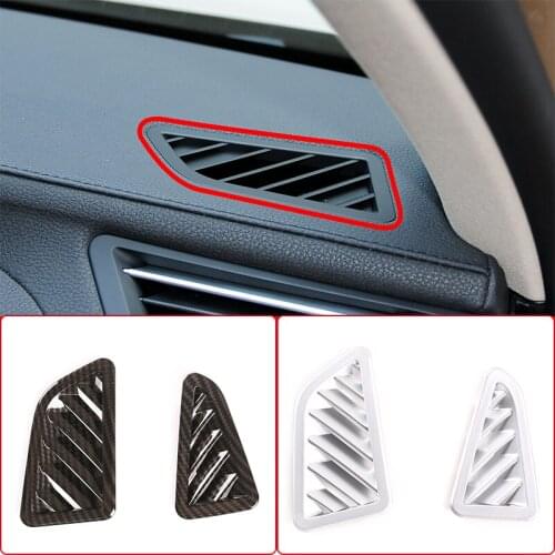 Car Styling Dashboard Air Conditioning Outlets Frame Decorative Covers Stickers Trim For BMW 7 Series 2009-2014 Auto Accessories