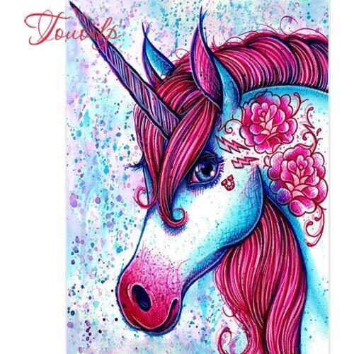 Full square diamond embroidery patterns Diamond Mosaic Unicorn diy Diamond Painting Cross Stitch Wedding Decoration Wall Sticker