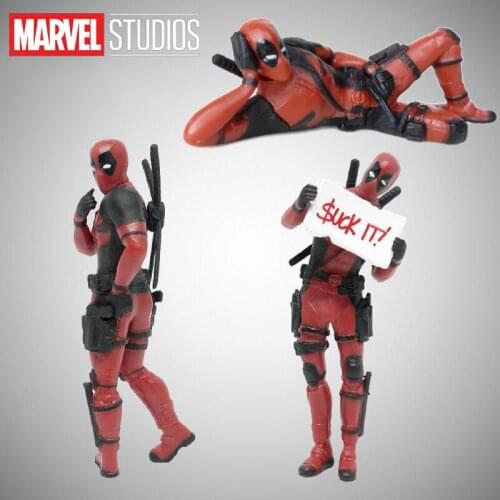 Disney Deadman Animation Hand-made Model Marvel Hero Film And Television Car Decoration Birthday Gift Garage Kit Decorate Toy