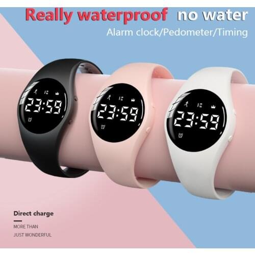 2021 New womens Smart Watch Multi-Functional Sports Waterproof Student Watch Alarm Clock Pedometer Watch Men digital watch