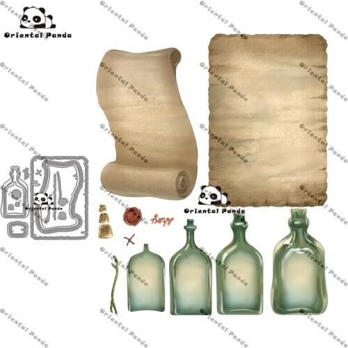 New Dies 2020 Camper Van Metal Message in a Bottle Dies photo album cutting die Scrapbooking Stecil cutting die die cut metal