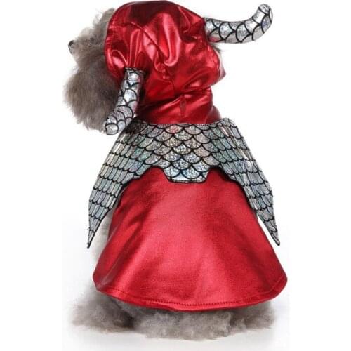 Halloween Dog Clothes Funny Pet Flying Dragon Costume Pet Cosplay Dress Up Apparel Small Large Dog Christmas Party Clothing