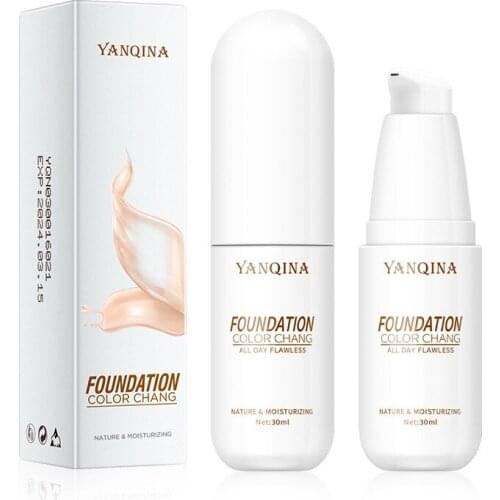 Makeup Base Temperature Changing Complexion Liquid Moisturizing Foundation Brightening Color Changing Concealer Primer Makeup