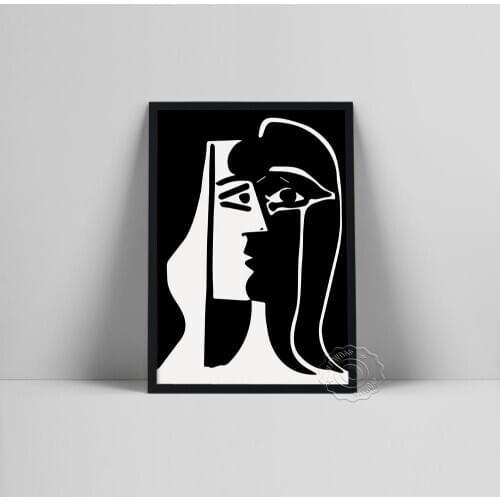 Pablo Picasso Black white poster, Art Exhibition print, Museum exhibition Art, Picasso print, Art Museum printrn art poster