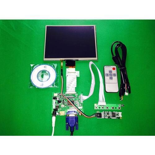 HDMI/VGA/AV Control Driver Board +Touchscreen + 8"inch HL080IA-01E 1024*768 IPS high-definition LCD Display For Raspberry Pi