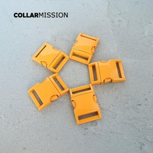 Retailing orange metal buckle quick side release for garment bag dog accessories 20mm sewing DIY dog collar accessory CCK20O