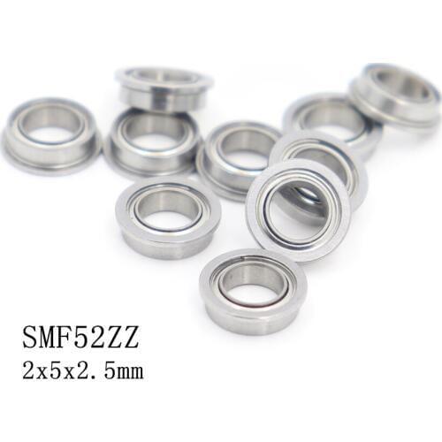 SMF52ZZ Bearing ABEC-1 5PCS 2*5*2.5 mm Miniature Stainless Steel Ball Bearings S LF520ZZ MF52 ZZ