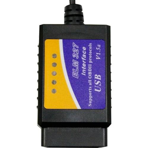 V04HU ELM327 USB V1.5 PIC18F25K80 OBD2 Car Diagnostic Scanner ELM 327 OBDII Diagnostic Tool ELM327 OBD II Code Reader Scanner