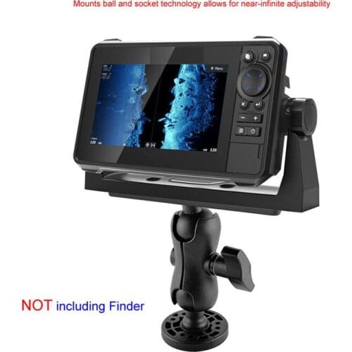 360 Degree Swivel Ball Mount Marine Kayak Electronic Fish Finder Mount Base Fishfinder GPS Plate Rotating Boat GPSMAP Supporter