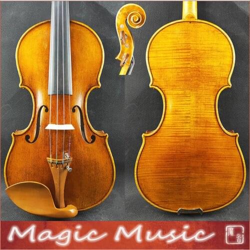 SELECTED! Copy of Rogerius Bon Nicolai Amati Master Violin 4/4, Russian Spruce & Handmade Oil Varnish
