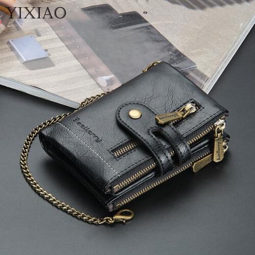 Мужские кожаные кошельки YIXIAO China At AliExpress