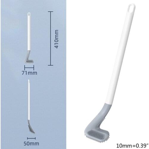 YYSD Hanging Golf Toilet Brush with Sticky Hook WashroomToilet Bowl Scrubber Brush Non-scratch TPR Bristles Odorless