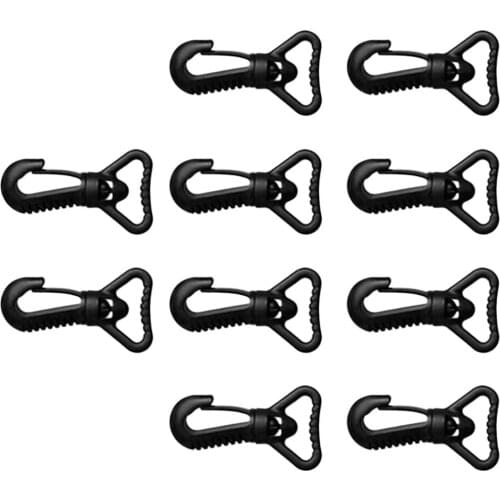 10 Pieces Swivel Snap Hook Clip Scuba Diving 25mm Webbing Strap Lanyard Attach Accessories Swivel Snap Hook