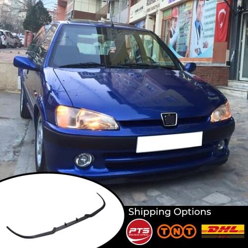 PEUGEOT 106 GTI CUPRA R FRONT SPOILER BUMPER LIP Euro Spoiler Lip Universal 3 pcs Body Kit