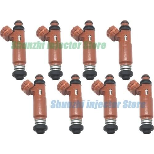 8pcs Fuel Injector nozzle For Mazda 323 Demio Mk8 1.3L 1998~2003 195500-3020 B31R-13-250 195500 3020