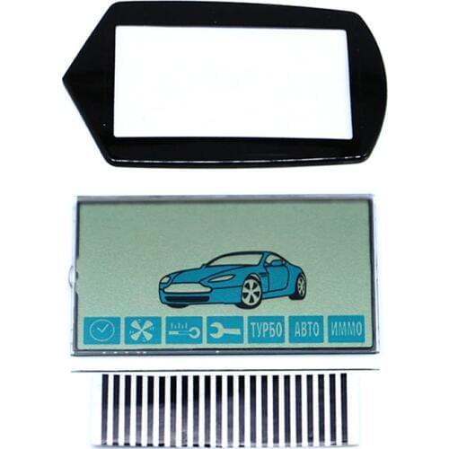 A91 flexible cable A91 LCD display + keychain Glass Case for StarLine A91 lcd remote control with Zebra Stripes Paper