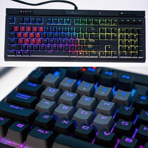 Gaming Keycaps Durable ABS Keycap OEM Profile Personality Height Translucent Key for Corsair K70, K65, K95, G710