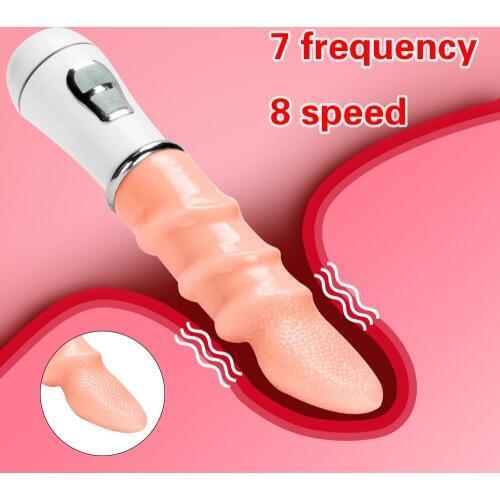 8 frequency honey tongue sputum simulation adult supplies simulation charging vibration sex toys female massage vibrator