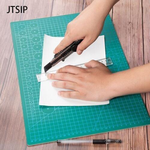 JTSIP Cutting Mat A3 Cutting Board Pad Engraving Tool Double sided Self Healing Cut pads White Core Carving Pad Paper Cutter Mat