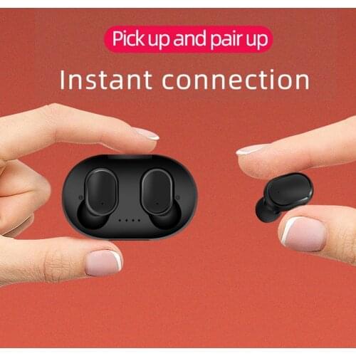 KPHRTEK 50PC A6S Bluetooth headset wireless sports mini Earphone stereo in-ear Bluetooth 5.0 TWS Headsets Noise Cancelling Mic