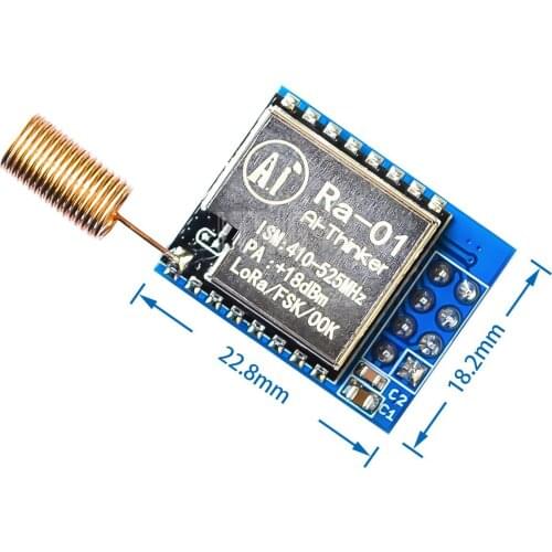 LTRIG Custom 1PCSLoRa Module SX1278 Ai-Thinker 433M Wireless Spread Spectrum Transmission Ra-01 DIY Kit for Smart Meter Reading