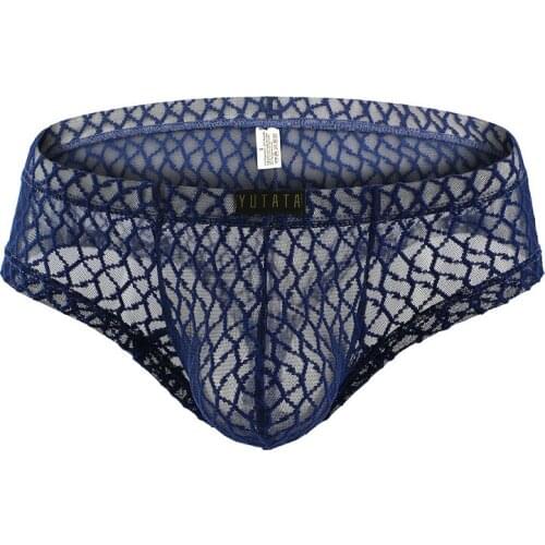 Men Boxers Super Soft and Comfortable Underwear Mesh Sheer Transparent Low Rise Mens Boxer Shorts Sexy Exotic Underwear