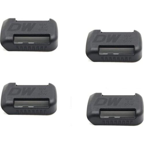4Packs Battery Holder for Dewalt 20V 60V Battery Wall Mount Display Hanger Dock Garage Organization
