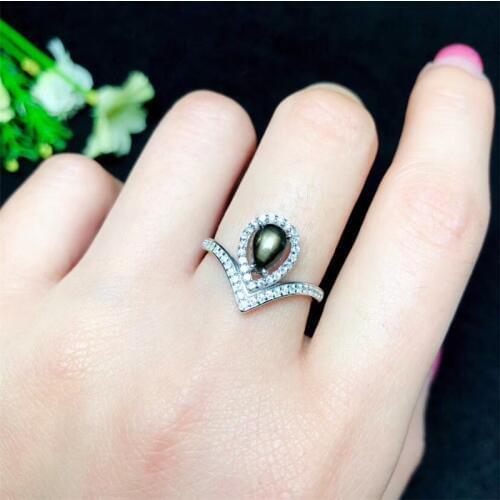 New Crown Natural Starlight Sapphire Rings for Women Gifts 0.75Ct Genuine gems with CZ Fine jewelry 925 Sterling Silver #519