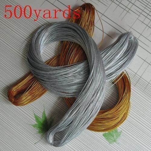 Gift Box Packing Gold Silver Beading Cord String Thread 16 Colors 1mm DIY for Wedding Party Tag Accessories 500 yards/lot